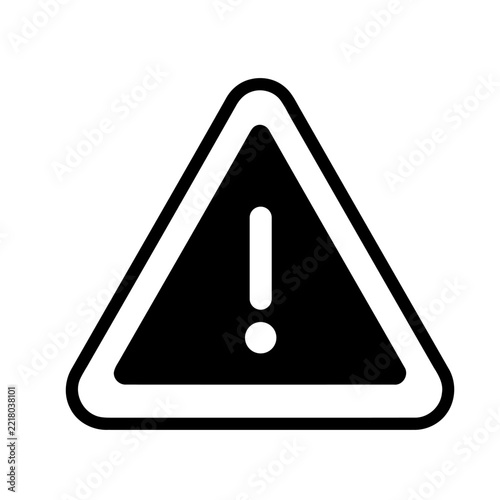 Exclamation Mark Warning Caution Sign Vector Illustration