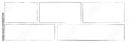 Hand drawn sketch frame vector. simple doodle rectangle pencil frame border shape. hand drawn doodle scribble border element for text quote template. pencil brush stroke style. vector illustration. 