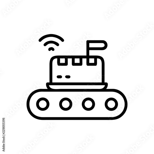 Autonomous robot for exploration or delivery with wireless signal.