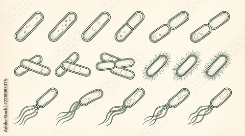 Microbiology: Bacterial forms and reproduction illustrate pathogen biology behind plague outbreaks