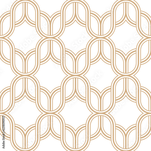 Seamless vector texture. Modern geometric background with intersecting stripes.