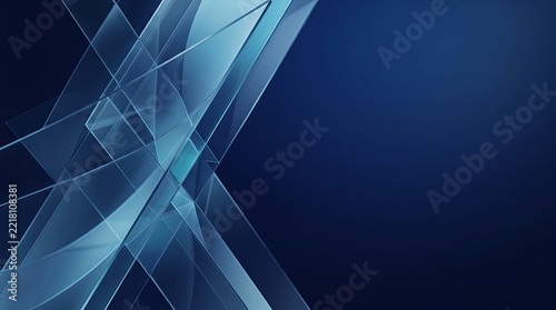 Abstract background glass shapes geometric digital art design