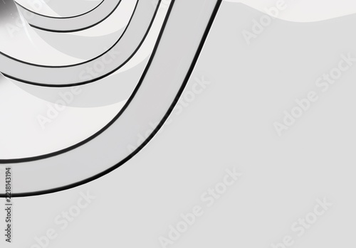 abstract curve shapes background. wavy lines.
