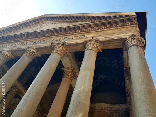 Ancient Roman Pantheon Columns Architecture