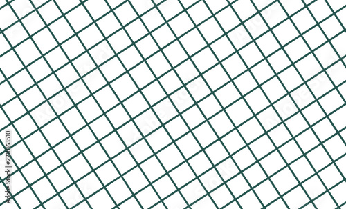 Green diagonal grid pattern isolated on transparent background