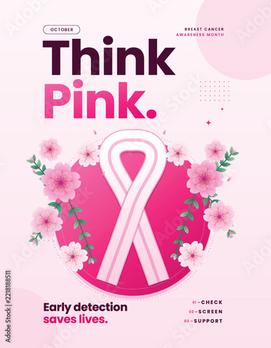 Promoting Breast Cancer Awareness: A Symbolic Representation of Hope and Support Globally
