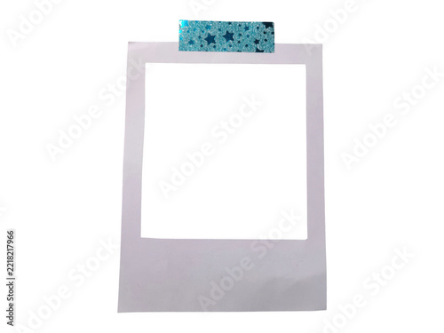 Abstract sponge texture on white frame