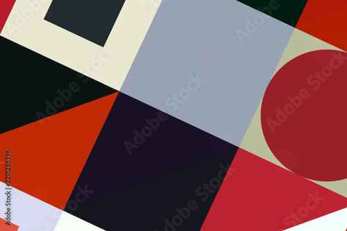 Elegant Colorful Geometric Grid Structure CPC0017