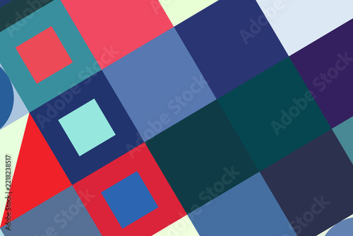 Futuristic Colorful Geometric Grid Visual CPC0073