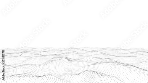 Abstract lines wave pattern. Modern technology background design, 4k video seamless loop
