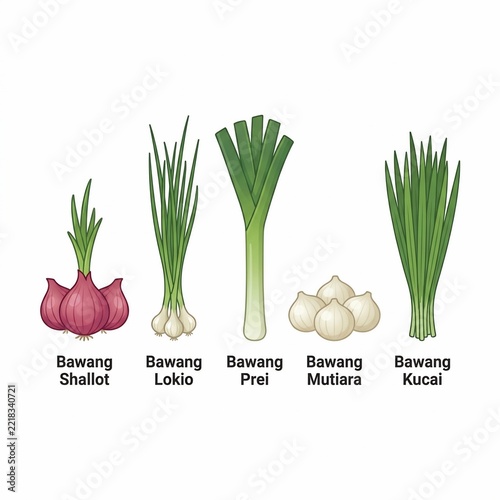 Onion herb collection