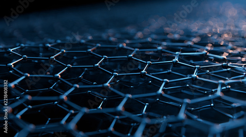 Graphene Technology Science Background, Advanced Nanotechnology Concept