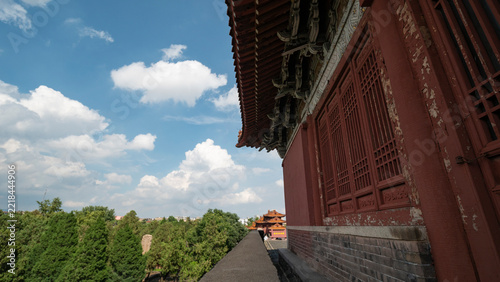 Tiankuang Hall of Dai Temple in Tai'an China