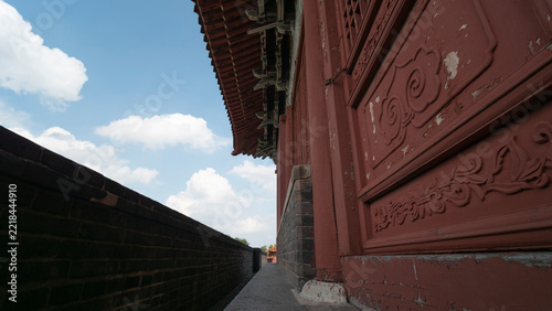 Tiankuang Hall of Dai Temple in Tai'an China