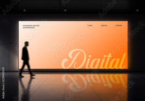 Digital Billboard Screen Mockup