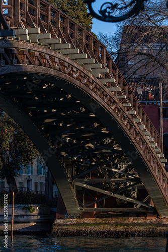 Bridges in winter Venice