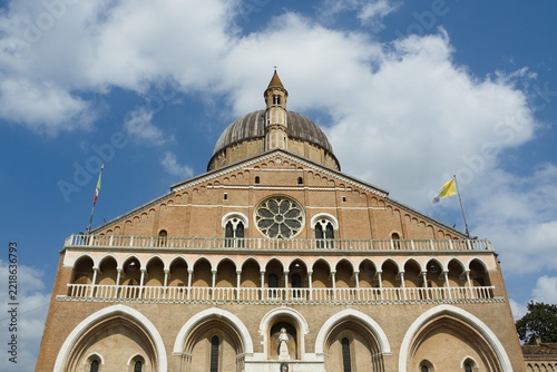 A detail of the Basilica of Saint Anthony of Padua in the Spanish city of Padua