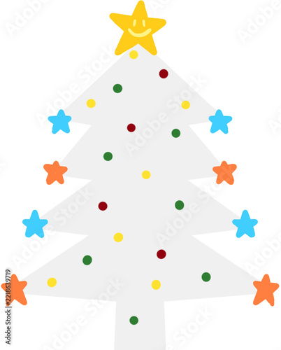 colorful christmas tree
