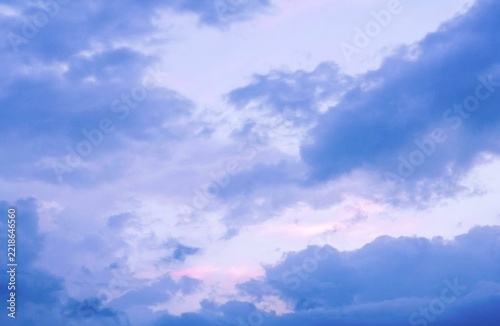 blue sky with clouds