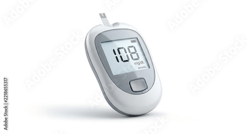 A single modern portable blood glucose meter used for pre-donation screening