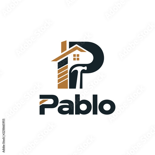 P letter real estate logo [ng