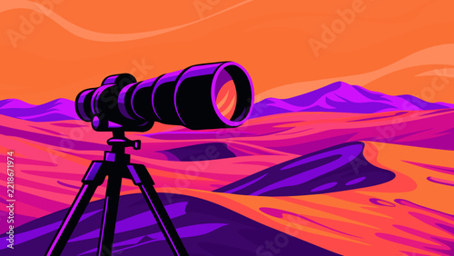camera and tripod