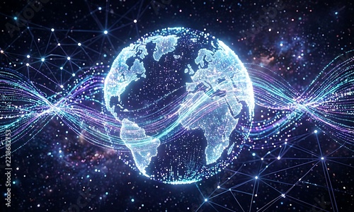 planet earth in space