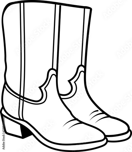 Cowboy boots, cowboy, Western boots,
Wild West, boots, vector,