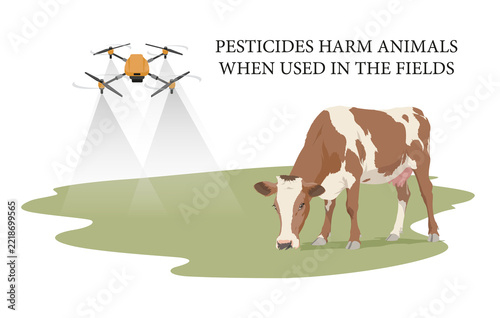 Pesticides harm livestock and the environment