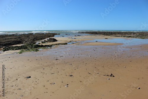 Obraz na plátně Plage de Sauveterre (Les Sables-d'Olonne, Vendée)
