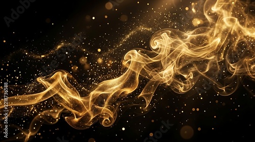 Luxury Golden 2027 New Year Celebration Background with Elegant Sparkling Lights