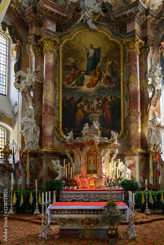 Kirche Vierzehnheiligen Innenraum