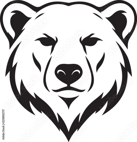 vector illustration of a BEAR