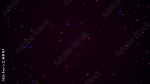 Dark Abstract Background with Subtle Glowing Particles.