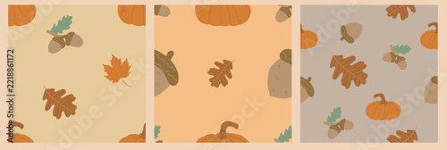 Cozy Autumn sealess perfect for haloween theme.