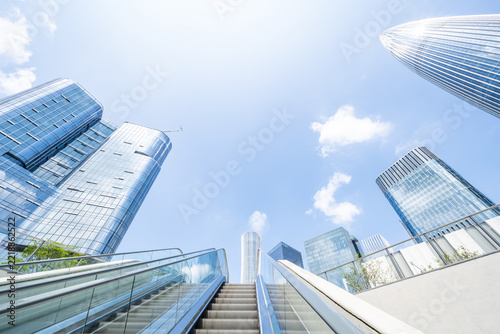 Steps leading to the city's CBD