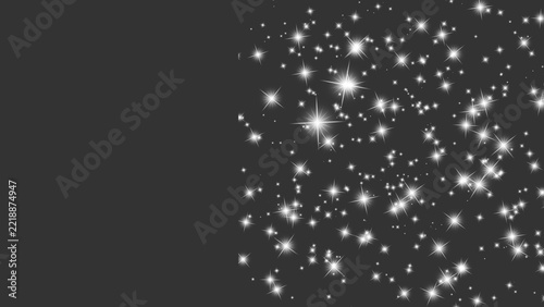 SPARKLES ON transparent bg - just change blending option to Screen, glowing star particles and glitter effects for overlays, festive designs, luxury backgrounds, bokeh and magical compositions