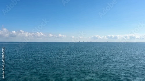 blue sky and clouds