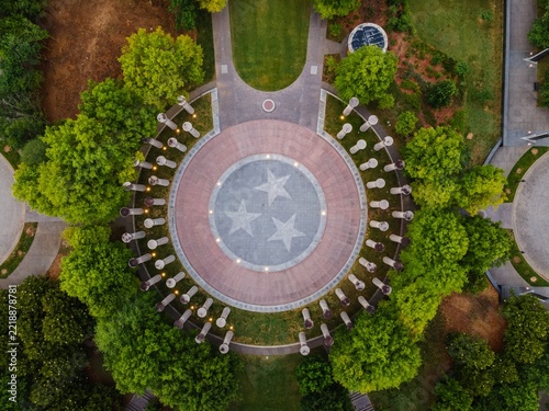 Tennessee tri-star in granite at Court of 3 Stars, Nashville