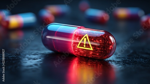 AI drug interaction warning alert