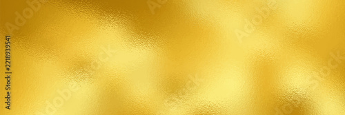 Luxury gold foil background with abstract halftone dot texture and twinkle finish. Elegant metallic vector banner design.