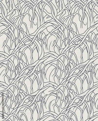Abstract Mangrove Root Rhythm