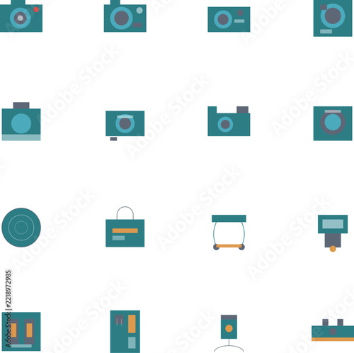 Camera and Photography Equipment Icons