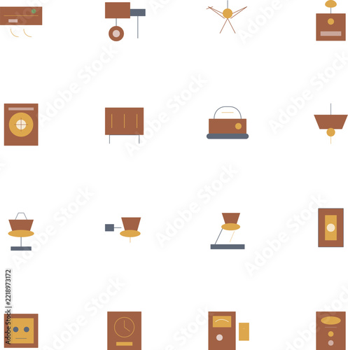 Minimalist Abstract Geometric Icons and Objects