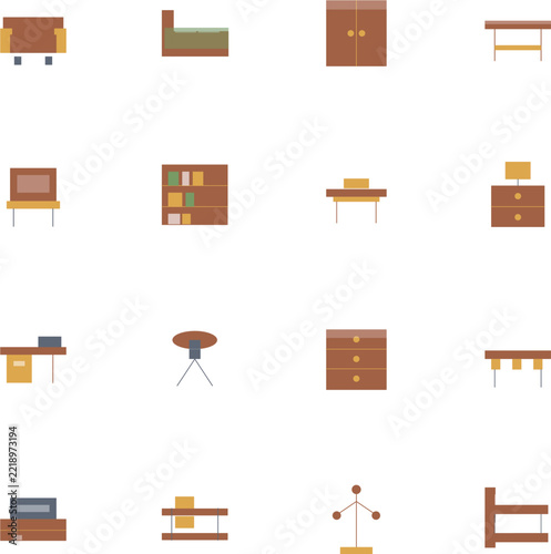 Furniture Icons Set