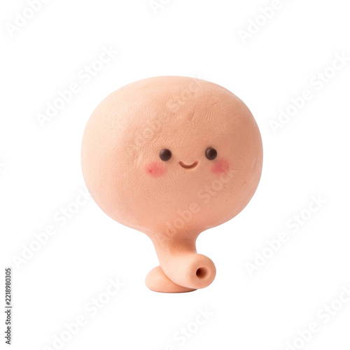 Cute Uterus Character, Medical Cartoon Vector Art
