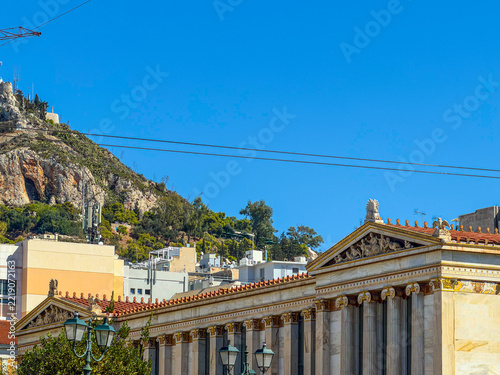  Street view of downtown Athens, Greece