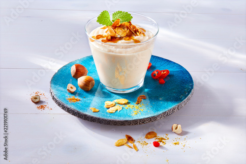 Haselnuss Pudding
