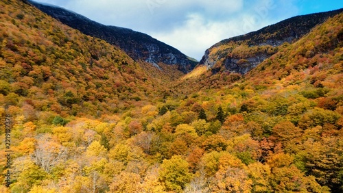 Beautiful Fall Foliage Colors in the Mountains
