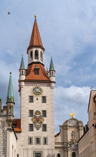 Munich Altes Rathaus Old Town Hall Marienplatz Architecture